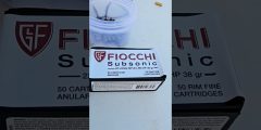 ? — تجربة سريعة: رصاص فيوتشي الفائق الهدوء Fiocchi Subsonic — هل يستحق الاعتماد في جلسات التدريب أو المهمة؟