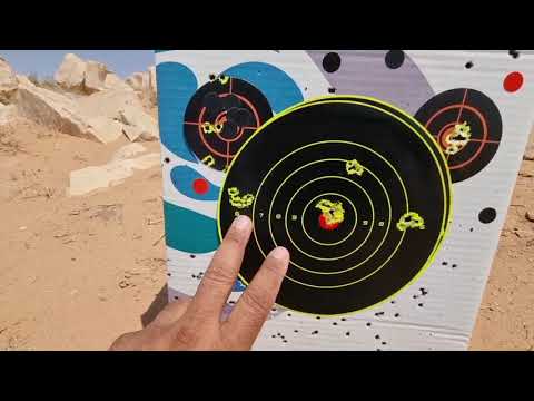 رماية وتجميع بندقية افنجر Shooting and grouping Avenger