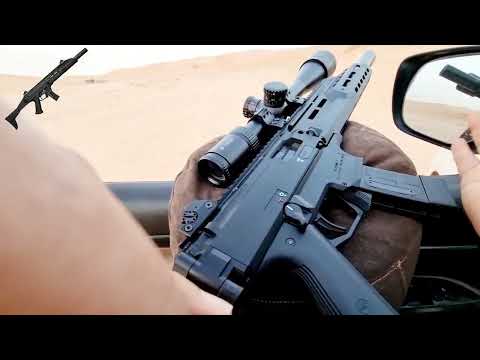 رماية 201 متر رشاش سكوربيون ايفو 3 كرابين shooting CZ SCORPION EVO 3 S1 CARBINE