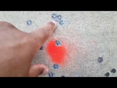 رماية رصاص zan زان 37 قرين 100 متر Zan projectiles 37gr 34m and 100m grouping