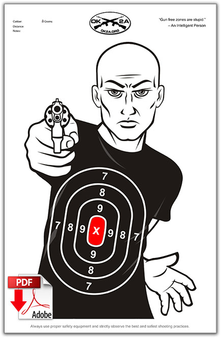 4321 10 أهداف رماية بصيغة Pdf جاهزة للطباعة Printable Shooting Targets ابو عمر