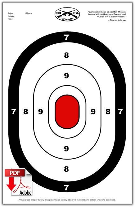 4321 14 أهداف رماية بصيغة Pdf جاهزة للطباعة Printable Shooting Targets ابو عمر