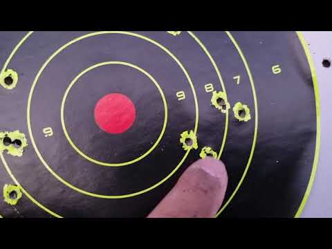 رماية 106 متر بتنظيف الرصاص وبدون تنظيف Uragan Impact m3 Cleaned slugs vs uncleaned 106m accuracy