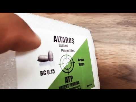 اختبار وزن وقطر رصاص التروس altaros slugs