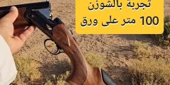 تجربة رماية شوزن على ورق لمسافة 100 متر: نتائج دقيقة، ملاحظات احترافية وتحليل أداء واضح