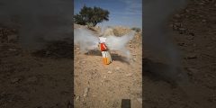 تفجير فشق شوزن سلق في جالون ماء: ماذا يحدث فعلاً عند التأثير؟