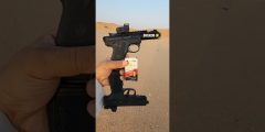 مقارنة سرعات بين مسدس سق ساور وروجر عيار 22LR