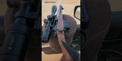 رماية مسافة 640 متر ببندقية Remington Model 700